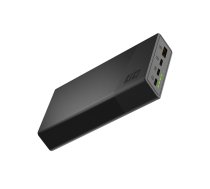 GREEN CELL PowerPlay 20S Power Bank 20000mAh 22.5W 3x USB-C 1x USB-A Black (PBGC03S)