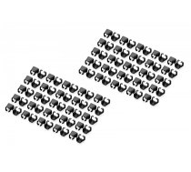 Digitus Color clips for patch cables RJ45 100 pieces black (A-CC-BL)