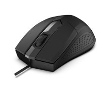 Rebeltec Focus USB Optical Mouse, 1200 DPI, 3 Buttons and Scroll Wheel, 125Hz Sensitivity, 1.8m Cable, 66g Weight (RBLMYS00059)