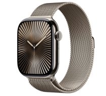 APPLE Watch Series 10 GPS + Cellular 46 mm Natural Titanium Case with Natural Milanese Loop - S/M  (MC7Q4ET/A)