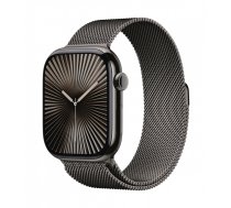 APPLE Watch Series 10 GPS + Cellular 46 mm Slate Titanium Case with Slate Milanese Loop - S/M  (MC7R4ET/A)