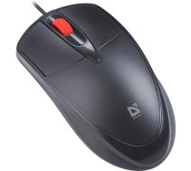 Defender WIRED MOUSE SILENT CLIC K ICON MB-057 BLACK  (52057)