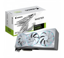 GIGABYTE AORUS GeForce RTX 5080 MASTER ICE 16G | NVIDIA | 16 GB | GeForce RTX 5080 | GDDR7 | 1 HDMI port | PCI-E 5.0 | Memory clock speed 2805 MHz (GV-N5080AORUSM ICE-16GD)