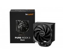 Be quiet! Pure Rock 3 CPU cooler for Intel and AMD CPUs, black (BK039)