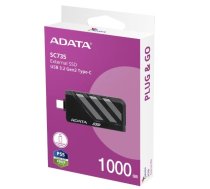 Adata 1.0TB External SSD SC735 U3.2 Gen2 Black/Gray (SC735-1000G-CCBK/GY)