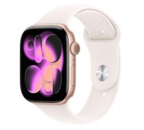 APPLE Watch Series 11 GPS 42mm Rose Gold Aluminium Case | Light Blush Sport Band - S/M (MEU04MP/A)