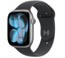APPLE Watch Series 11 GPS + Cellular 46mm Space Grey Aluminium Case | Black Sport Band - M/L (MFCA4MP/A)