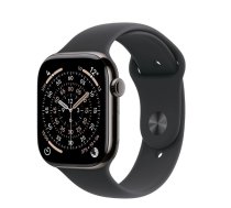 APPLE Watch Series 11 GPS + Cellular 46mm Slate Titanium Case | Black Sport Band - S/M (MFD14MP/A)
