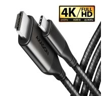 AXAGON RVC-HI2MC USB-C to HDMI 2.0 adapter, 4K/60Hz, Aluminum, 1.8m cable (RVC-HI2MC)