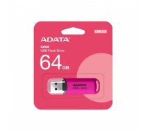 Adata USB Flash Drive | C906 | 64 GB | USB 2.0 | Pink (AC906-64G-RPP)