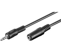 MicroConnect 3.5mm Stereo 10m M-F Black Audio Extension Cable (AUDLR10)