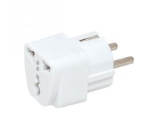 Mocco Travel Adapter USA / UK - EU (220V) White (MC-USA/UK/EU-WH)