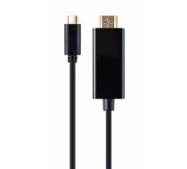 Gembird A-CM-HDMIM-01 USB-C to HDMI Cable male 4K 30Hz 2m, Balck (A-CM-HDMIM-01)