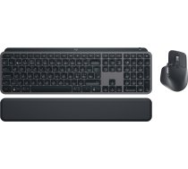 LOGITECH MX Keys S Combo Keyboard and Mouse With Wrist Rest, Graphite Grey (920-011612)