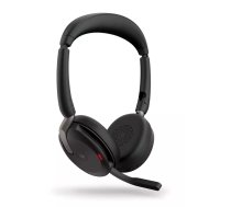 Jabra Evolve2 65 Flex Link380a Bluetooth Wireless AND Wired Headphones, Black (26699-999-999)