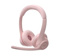 Logitech Zone 300 Wireless Headset, Rose (981-001412)