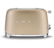 Smeg TSF01CHMEU Toaster, Matt Beige (TSF01CHMEU)