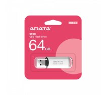 Adata C906 USB Flash Drive 64GB USB Type-A 2.0, White (AC906-64G-RWH)