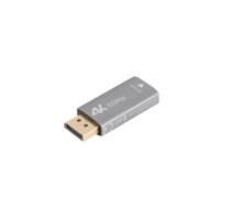 LANBERG AD-DP-HD-01 DisplayPort to HDMI Adapter, 4K, Silver (AD-DP-HD-01)