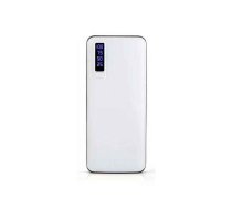 Powerbank 12000mAh LEATHER DESIGN with LED Torch and 3x USB (white) (YD008 WHITE)