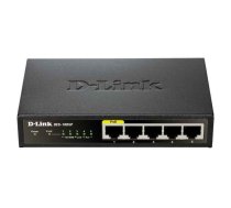 D-Link Unmanaged L2 Fast Ethernet (10/100) Power over Ethernet (PoE) Black network switch DES-1005P/ (DES-1005P/E)