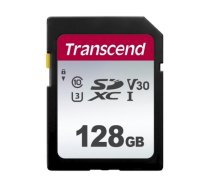 Transcend SD Card 128GB SDXC SDC300S 95/45 MB/s TS128GSDC300S (TS128GSDC300S)