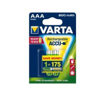 Varta Photo Power Akku Micro (AAA) 800 mAh 1,2 V ((2er Pack) 56703101402 (56703 101 402)