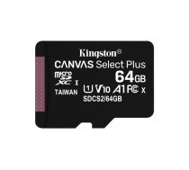 Kingston MicroSDXC 64GB Canvas Select Plus SDCS2/64GB-2P1A (SDCS2/64GB-2P1A)