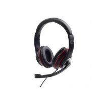 Gembird Stereo-Headset MHS-03-BKRD (MHS-03-BKRD)