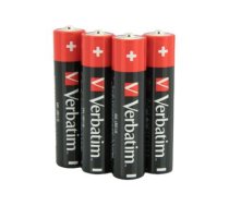 Verbatim Battery Alkaline, Micro, AAA, LR03, 1.5V - Premium (4-Pack) (49500)