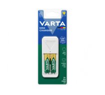 Varta Akku Universal Ladegerät, Mini Charger - inkl. Akkus, 2x AA, Retail (57656 101 451)