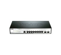 D-Link Smart Switch 10 Port 8 x 10/100/1000+ 2 x Gigabit SFP DGS-1210-10/E (DGS-1210-10/E)