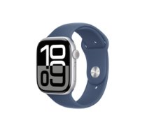 Apple Watch Series 10 46mm GPS Aluminium Silver M/L Denim MWWM3QF/A (MWWM3QF/A)