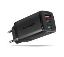 Axagon ACU-DPQ65 Wall Charger 65W USB-C + 2 USB Prots, Black (ACU-DPQ65)