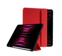 CRONG FlexFolio for iPad Air 11" M3 (2025) / M2 (2024) / iPad Air 10.9” (5-4 gen.) / iPad Pro 11" (2022-2021) with Apple Pencil (red) (CRG-FXF-IPD112-RED)