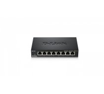 D-LINK DGS-108, 8-Port Gigabit Unmanaged Desktop Switch, Black (DGS-108)