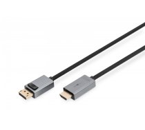 Digitus DisplayPort Adapter cable DP - HDMI A, St/St 4K 3m sw (DB-340202-030-S)