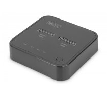 Digitus Dual M.2 NVMe SSD Docking Station (Black, USB-C, M.2 SSD) (DA-71545)