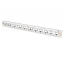 Digitus Modular patch panel, 24-port (gray, 1U, for Keystone modules) (DN-91410-LF)