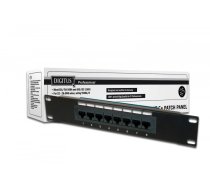 Digitus Patch panel 10  AND #39;UTP, 8-port RJ-45 cat.5e 1U, LSA (complete)  (DN-91508U)