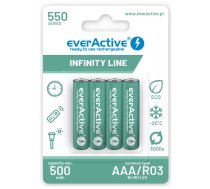 Everactive RECHARGEABLE BETTERIES 550 mAH 4 PCS.  (EVHRL03-550)