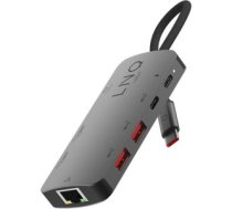 LINQ 8in1 8K PRO USB-C Multiport Hub Adapter, Star Gray (LQ48022)