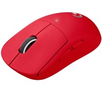 LOGITECH Pro X Superlight Gaming Mouse, Red (910-006785)
