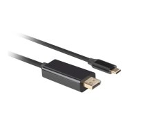 Lanberg USB-C to DisplayPort Cable, 1m 4K/60Hz, Black (CA-CMDP-10CU-0010-BK)