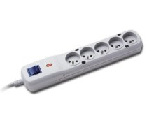 Lestar Surge Protector LV-530W, 1L, 1.5m, gray  (LV530W 1.5m GRAY)