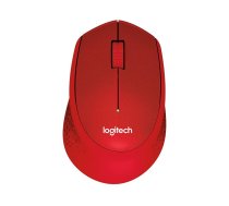 Logitech M330 Silent Plus Mouse Red (910-004911)