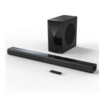 Multimedia Bluetooth Speakers F AND D HT-388D 2.1 Soundbar, 120W (80W+2x20W) (RMS), BT/AUX/HDMI(ARC)/USB/OPTICAL/Coaxial LED display Remote Control (HT-388D)