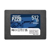 PATRIOT 512GB P220 SSD, 550/500 MB/s, SATA 3, 2.5 inch (P220S512G25)