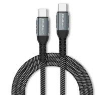 Qoltec USB 2.0 Type-C cable, USB 2.0 Type-C, 100W, 1m (52357)