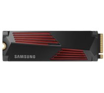 SAMSUNG | 990 PRO with Heatsink | 4000 GB | M.2 2280 SSD | Solid-state drive interface M.2 NVME | Read speed 7450 MB/s | Write speed 6900 MB/s (MZ-V9P4T0CW)